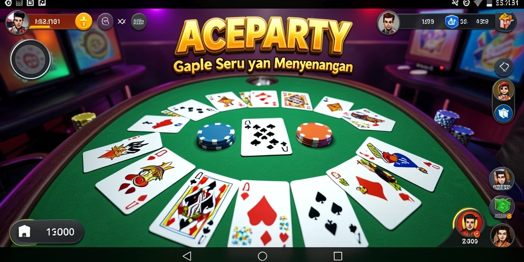 Gameplay seru dari permainan Gaple ACEPARTY.