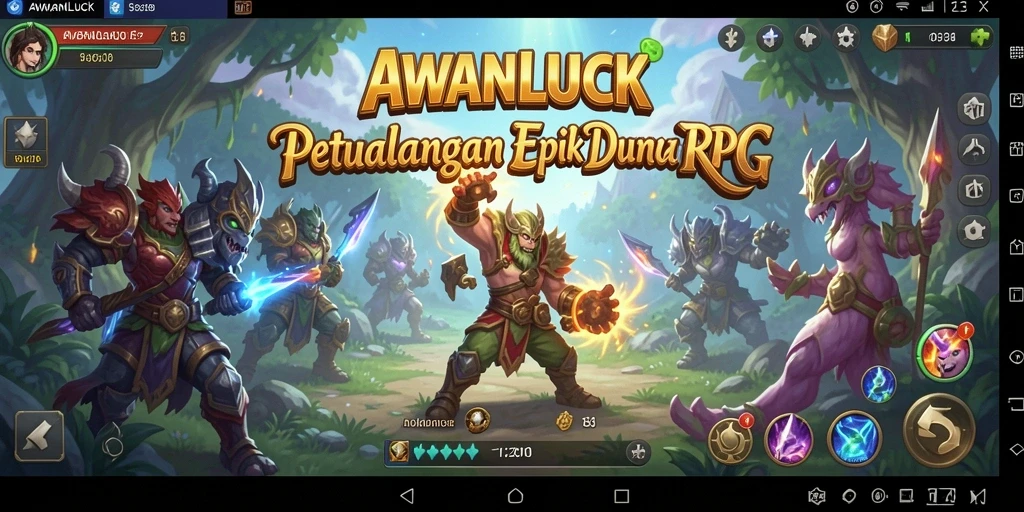Gameplay seru dalam dunia RPG yang menakjubkan.