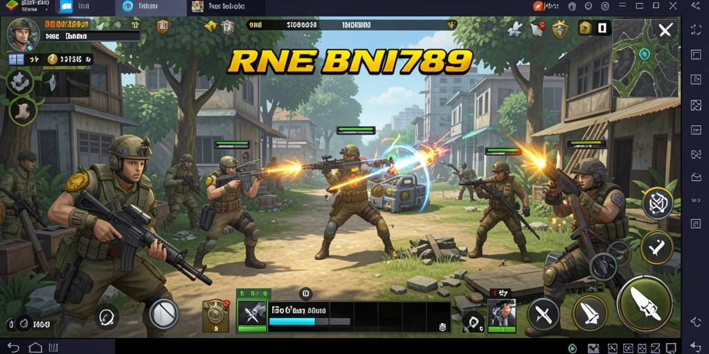 Tampilan gameplay menegangkan di BNI789 yang penuh strategi.