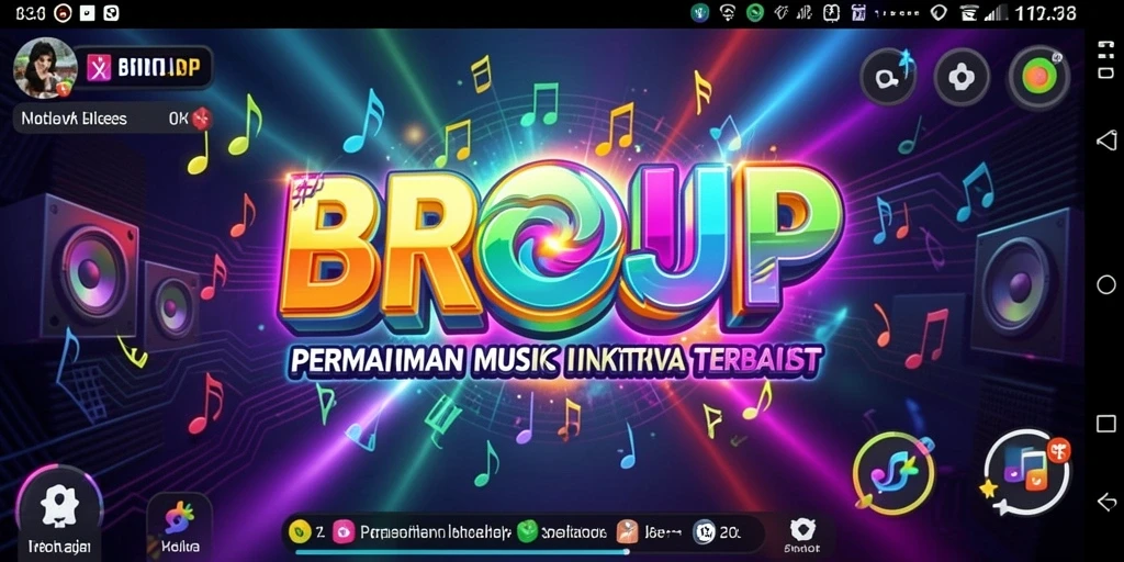 Tampilan gameplay yang menarik dan interaktif dari BROJP.
