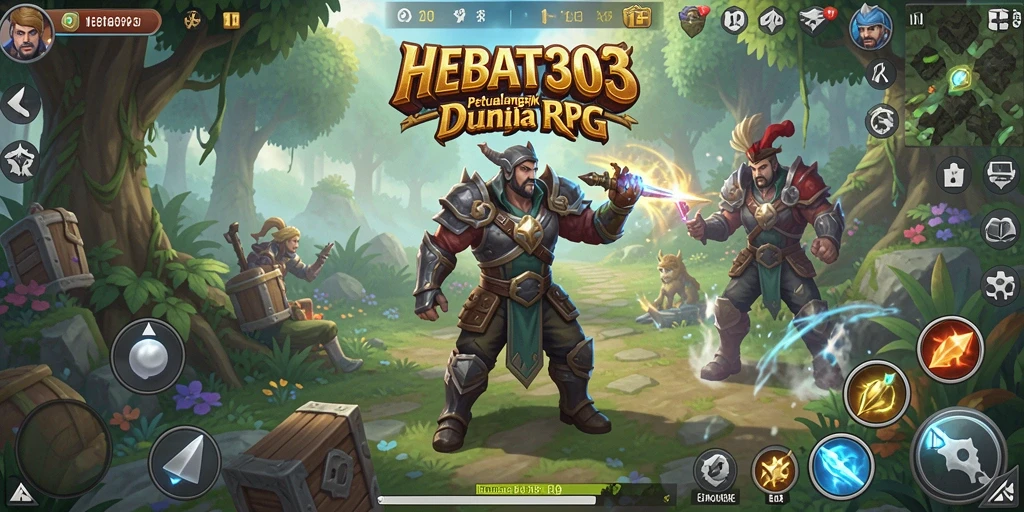 Tampilan gameplay mendebarkan di HEBAT303 yang menampilkan petualangan RPG.