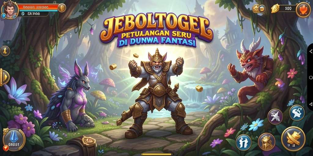 Tampilan gameplay seru dalam petualangan JEBOLTOGEL.