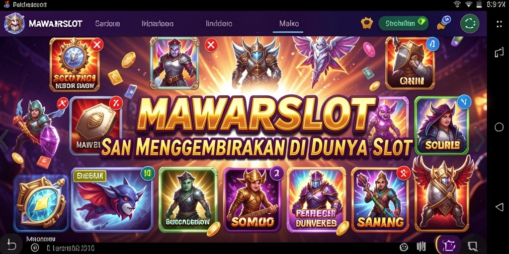 Tangkapan layar utama MAWARSLOT menampilkan aksi mendebarkan dalam permainan slot.