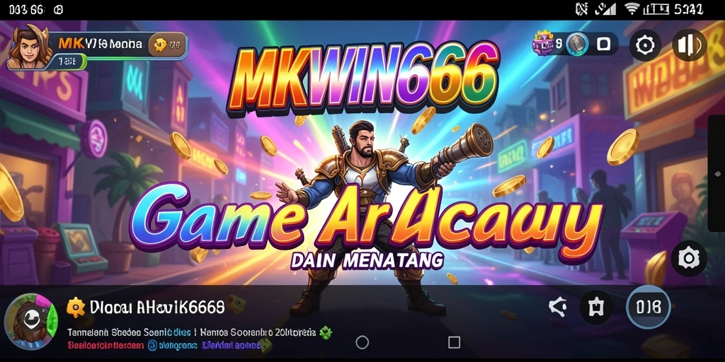Screenshot gameplay MKWIN666 yang menampilkan serunya bermain.