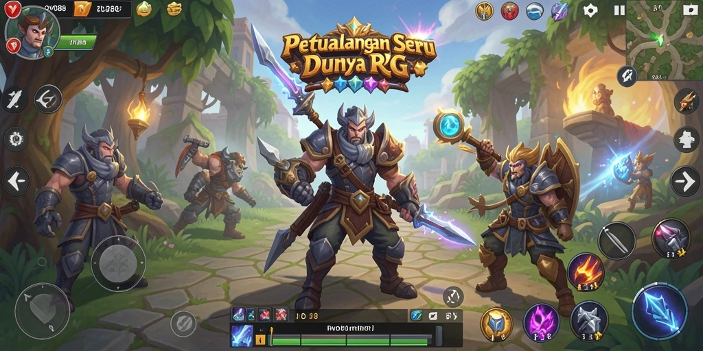 Tampilan gameplay OVO88 yang epik dan menarik.