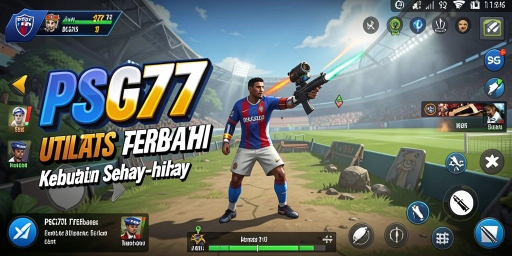 Tampilan antarmuka aplikasi PSG77 yang modern dan user-friendly.