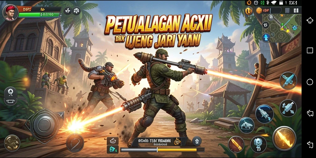Gameplay mendebarkan dengan grafis menawan di RPVIP2.