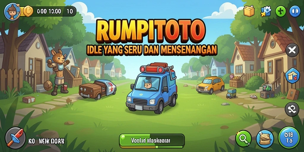 Screenshot gameplay RUMPITOTO menunjukkan interaksi karakter yang mengasyikkan.