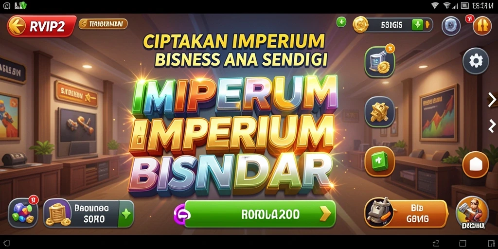 Screenshot utama RVIP2 menampilkan gameplay Tycoon yang seru dan menantang.